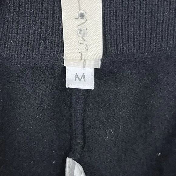 NAP Loungewear Fit-Midi 100% Cashmere Joggers Womens M Medium Black $299 - Picture 6 of 7